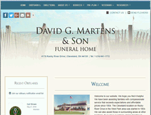 Tablet Screenshot of davidmartensfh.com